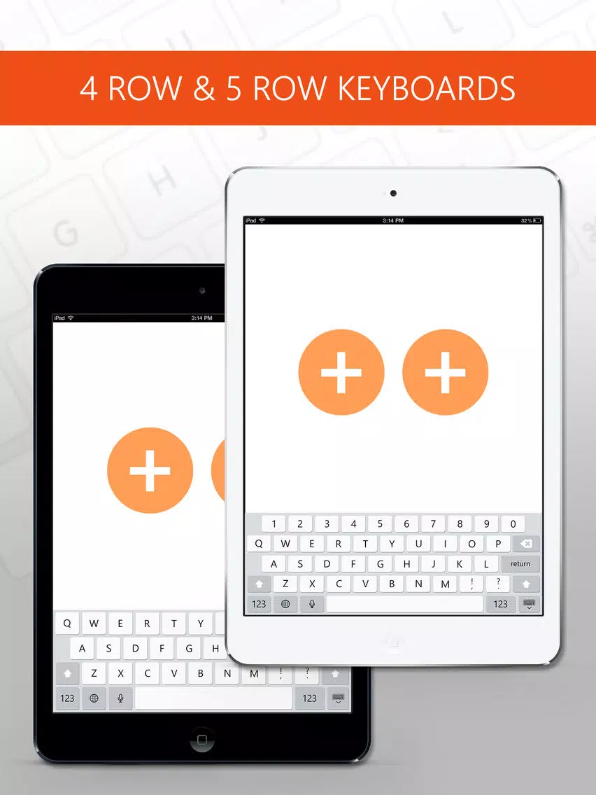 تصاویر 5 Row Keyboards : Keyboard++ iPad 