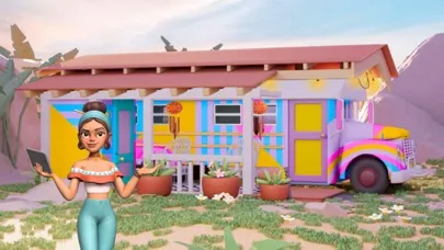 Tangkapan layar Tiny House Tile Match