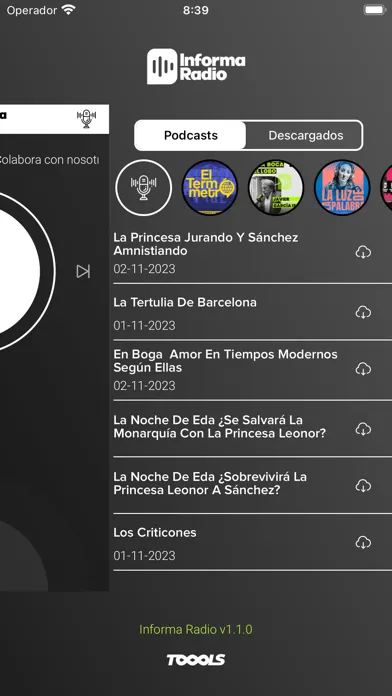 Informa Radio سکرین شاٹس