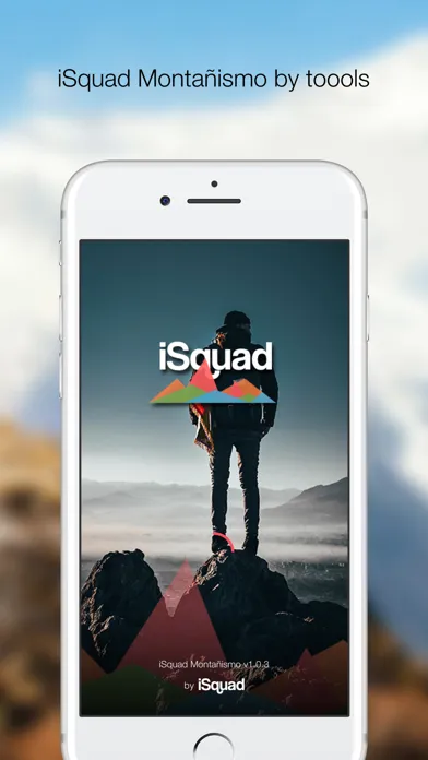 ภาพหน้าจอของ iSquad Montañismo