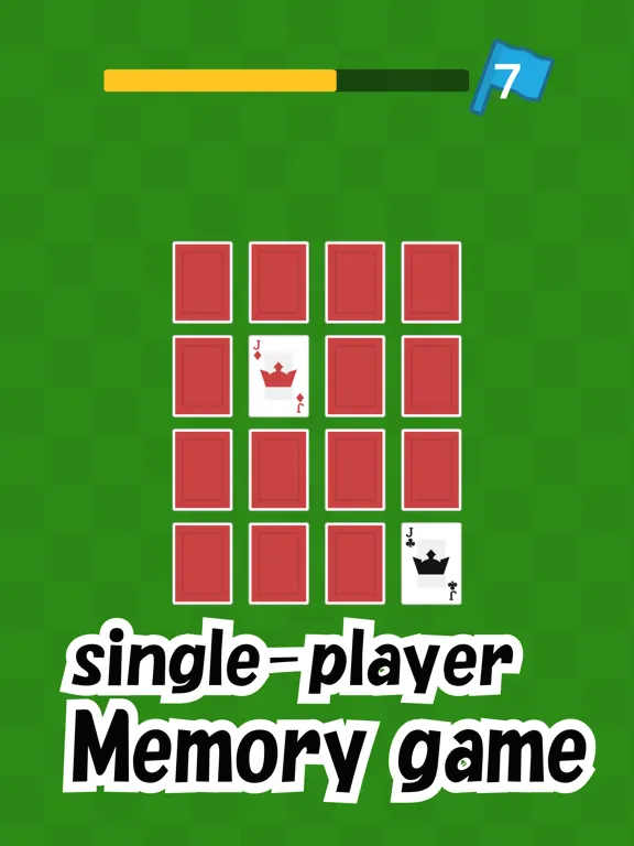 MemoryGame:matching cards iPad  스크린샷
