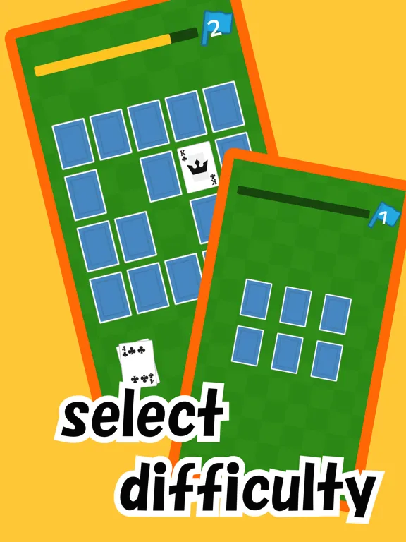 MemoryGame:matching cards iPad  스크린샷