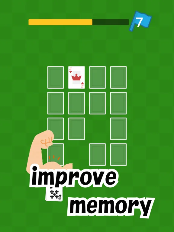 MemoryGame:matching cards iPad  스크린샷