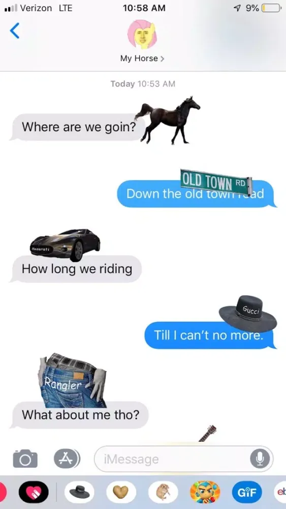 Tangkapan layar Old Town Rode Stickers