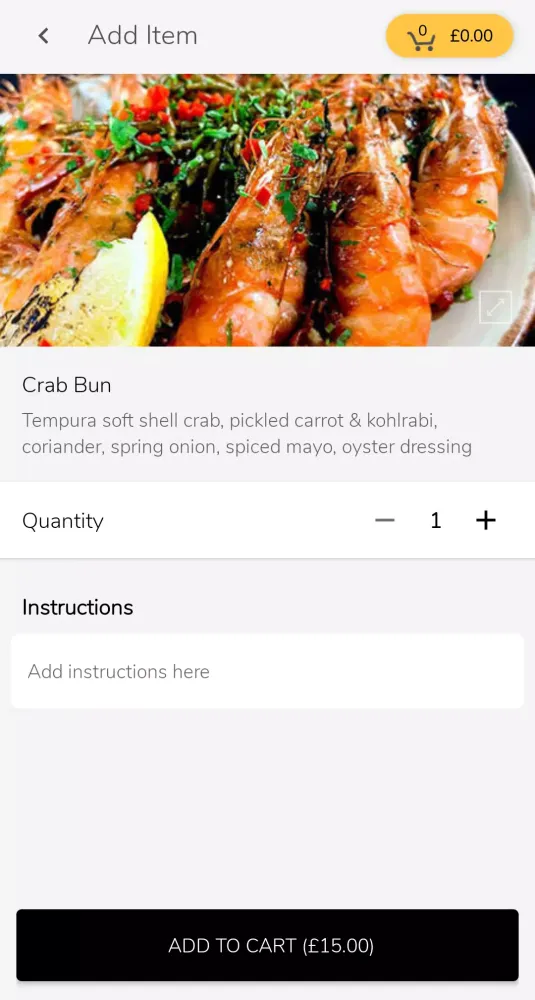 Captures d'écran de Tooting Delivery: Food & more