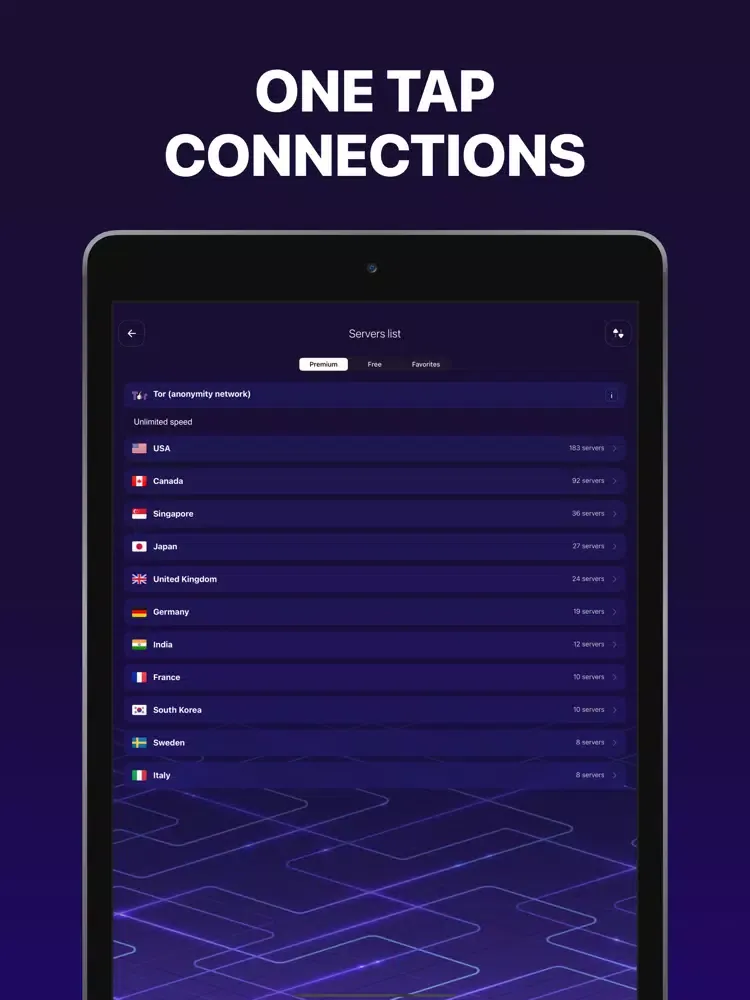 Ảnh chụp màn hình của ProVPN: Proxy VPN Master iPad 