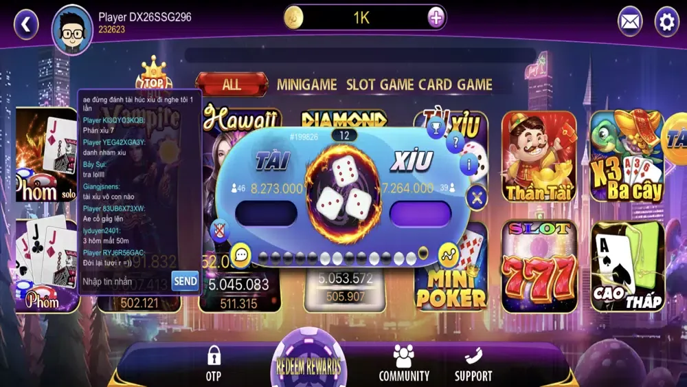 Ảnh chụp màn hình của TopOne Slot Game bai online