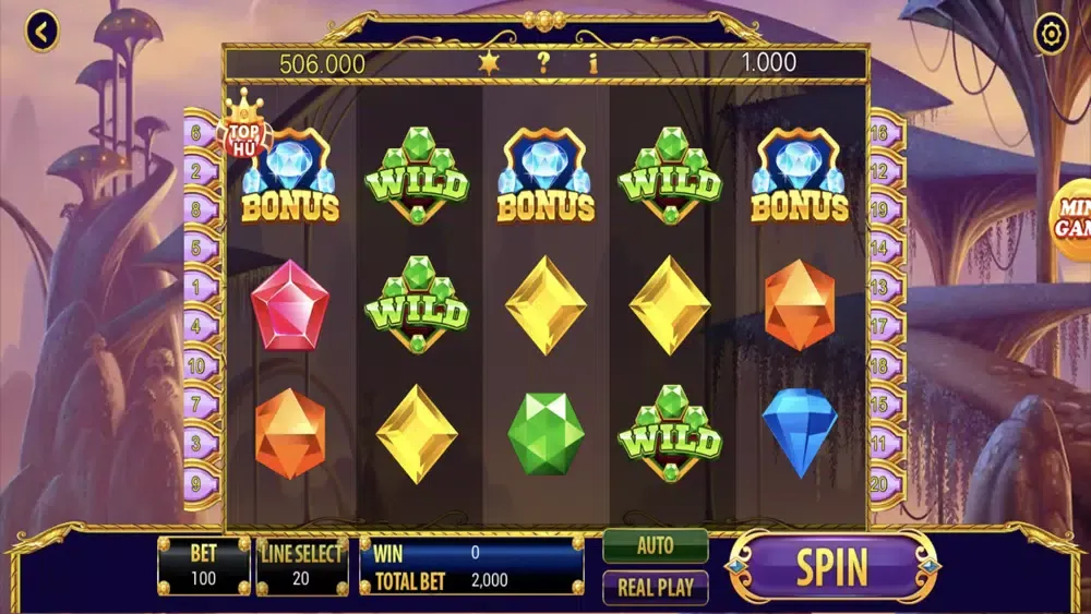 Ảnh chụp màn hình của TopOne Slot Game bai online