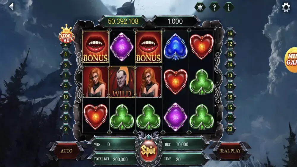 Ảnh chụp màn hình của TopOne Slot Game bai online