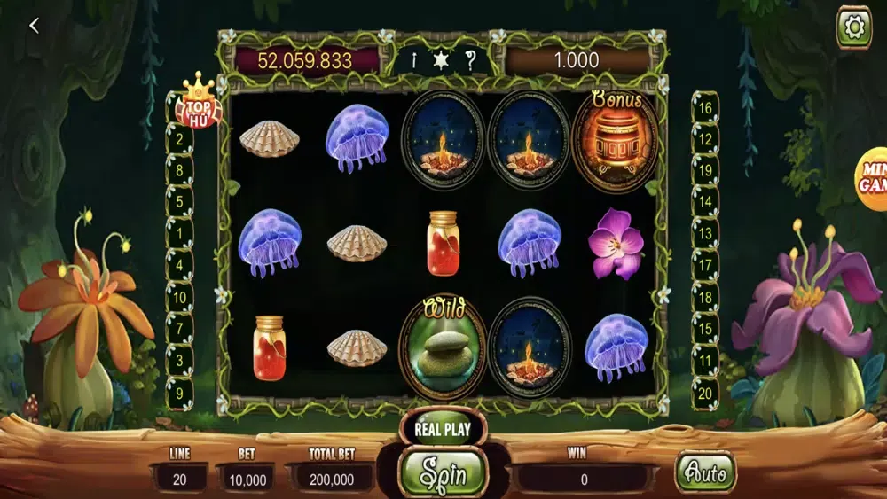 Ảnh chụp màn hình của TopOne Slot Game bai online