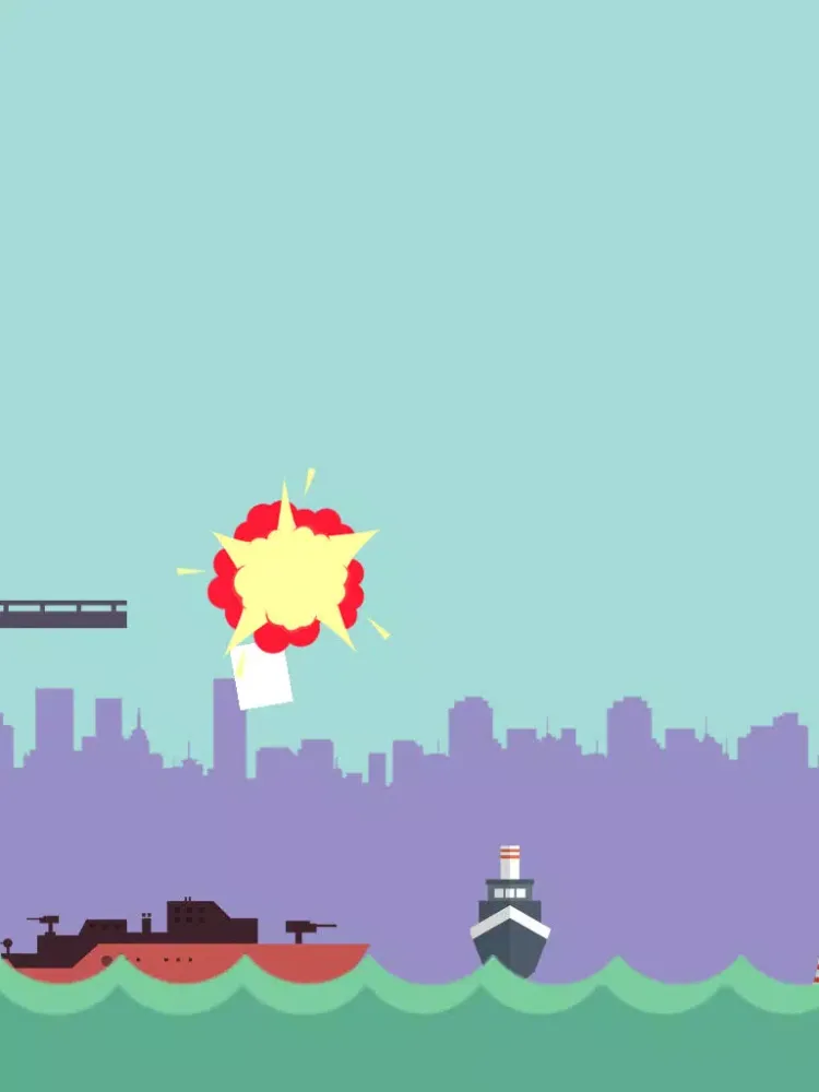 Tangkapan skrin Top Captain Rocket iPad