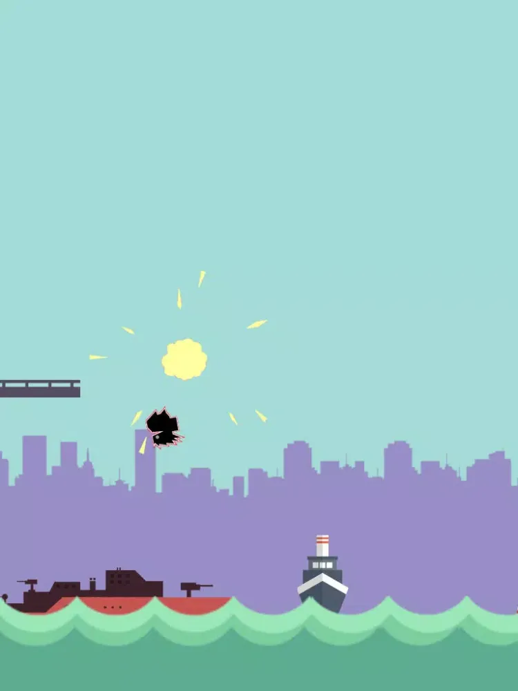 Tangkapan skrin Top Captain Rocket iPad