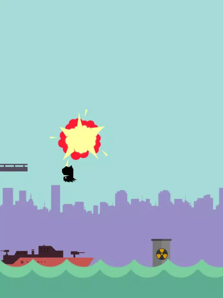 Tangkapan skrin Top Captain Rocket iPad