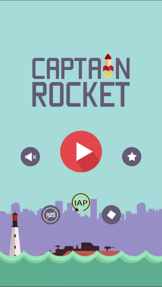 Tangkapan skrin Top Captain Rocket