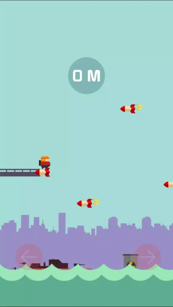 Tangkapan skrin Top Captain Rocket