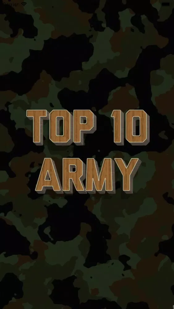 Captures d'écran de Top 10 Army