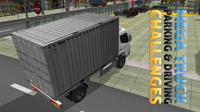 Screenshot di 3D Cargo Truck Simulator – Mega lorry Driving & parking simulation game