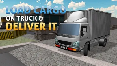 Screenshot di 3D Cargo Truck Simulator – Mega lorry Driving & parking simulation game