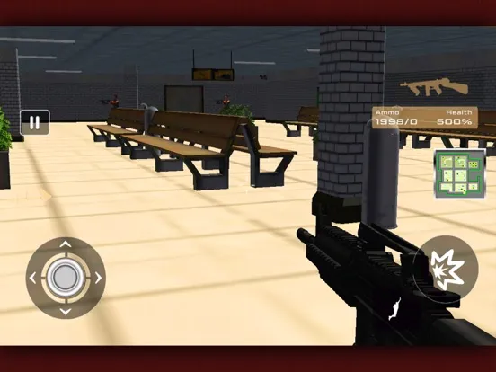 3D Subway Terrorist Attack & Army Shooter Games iPad 应用截图