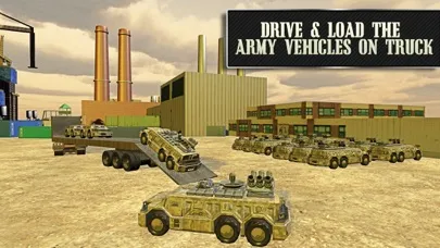 ภาพหน้าจอของ Armored Vehicles Transporter – Cargo truck sim