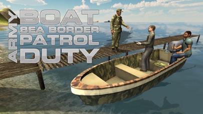 ภาพหน้าจอของ Army Boat Sea Border Patrol – Real mini ship sailing & shooting simulator game