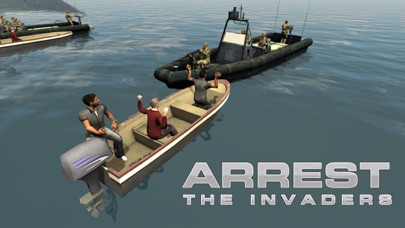 ภาพหน้าจอของ Army Boat Sea Border Patrol – Real mini ship sailing & shooting simulator game