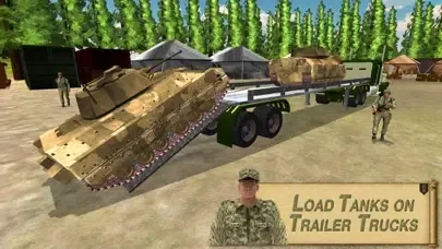 Ảnh chụp màn hình của Army Tank Transport Airplane & Truck Drive Game