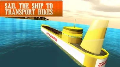 Tangkapan layar Bike Transporter Ship Simulator & Cargo game