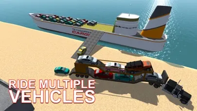 Cargo Ship Car Transporter – Drive truck & sail big boat in this simulator game Screenshots