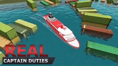 Captures d'écran de Cruise Ship Parking Simulator & Boat Sailing Game