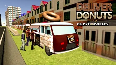 Donut Van Delivery Simulator & Mini Truck Driving Screenshots