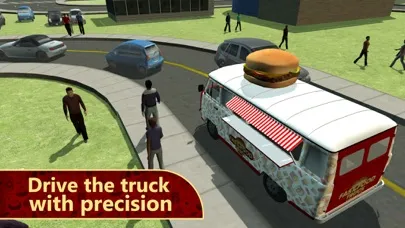 Fast Food Truck Simulator – Semi food lorry driving and parking simulation game Screenshots