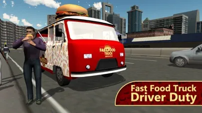 Fast Food Truck Simulator – Semi food lorry driving and parking simulation game Screenshots