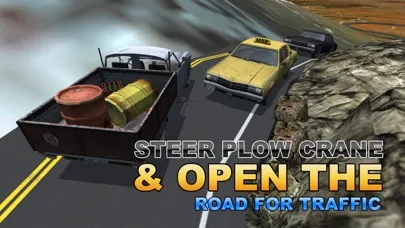 ภาพหน้าจอของ Land Sliding Rescue Crane – Drive mega trucks & cranes in this simulator game