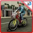 Newspaper Delivery Boy & bike ride game