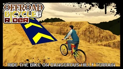 Offroad Bicycle Rider & uphill cycle simulator 3D Ekran Görüntüleri