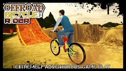 Offroad Bicycle Rider & uphill cycle simulator 3D Ekran Görüntüleri
