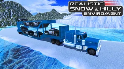 Offroad Police Car Transporter & Truck Steering Screenshots