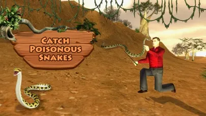 Snake Catcher Simulator & Wildlife Jeep Drive Game 스크린샷