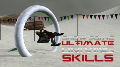 Ảnh chụp màn hình của Snowmobile Driver – Extreme snow bike riding & racing simulator game