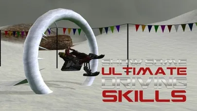 Snowmobile Driver – Extreme snow bike riding & racing simulator game 스크린샷