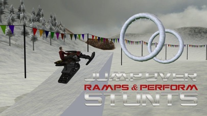 Ảnh chụp màn hình của Snowmobile Driver – Extreme snow bike riding & racing simulator game