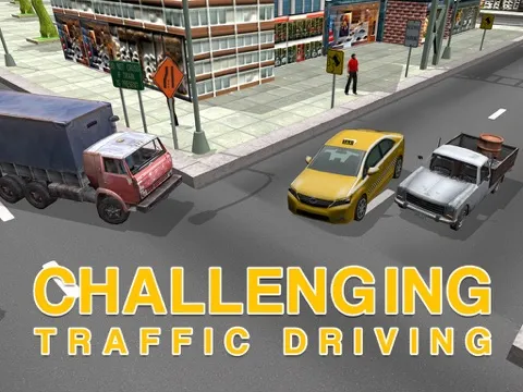 Tangkapan layar Taxi Driver Simulator – Yellow cab driving & parking simulation game iPad 