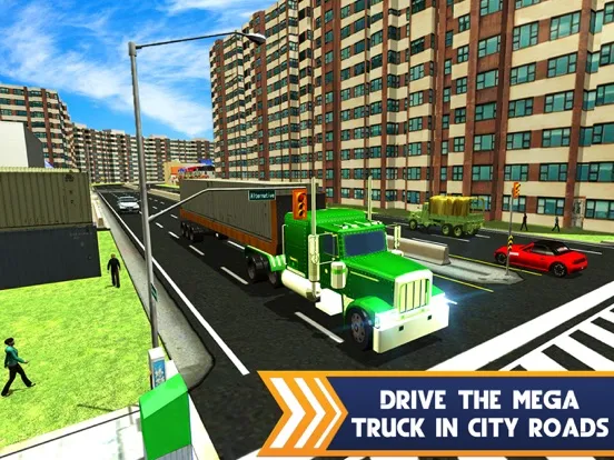 Captures d'écran de Trailer Truck Simulator – Cargo container transporter & driving game iPad 