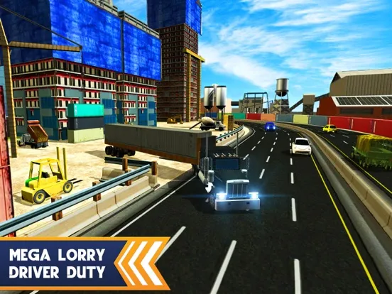 Captures d'écran de Trailer Truck Simulator – Cargo container transporter & driving game iPad 