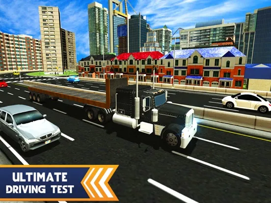 Captures d'écran de Trailer Truck Simulator – Cargo container transporter & driving game iPad 