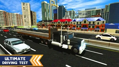 Captures d'écran de Trailer Truck Simulator – Cargo container transporter & driving game