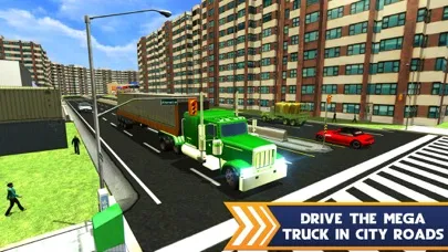 Captures d'écran de Trailer Truck Simulator – Cargo container transporter & driving game
