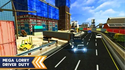 Captures d'écran de Trailer Truck Simulator – Cargo container transporter & driving game