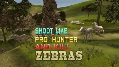 Capturas de tela do Wild Zebra Hunter Simulator – Hunt animals in this jungle simulation game